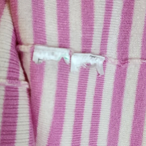 GANNI Pink & White Striped Sweater - Picture 9 of 11